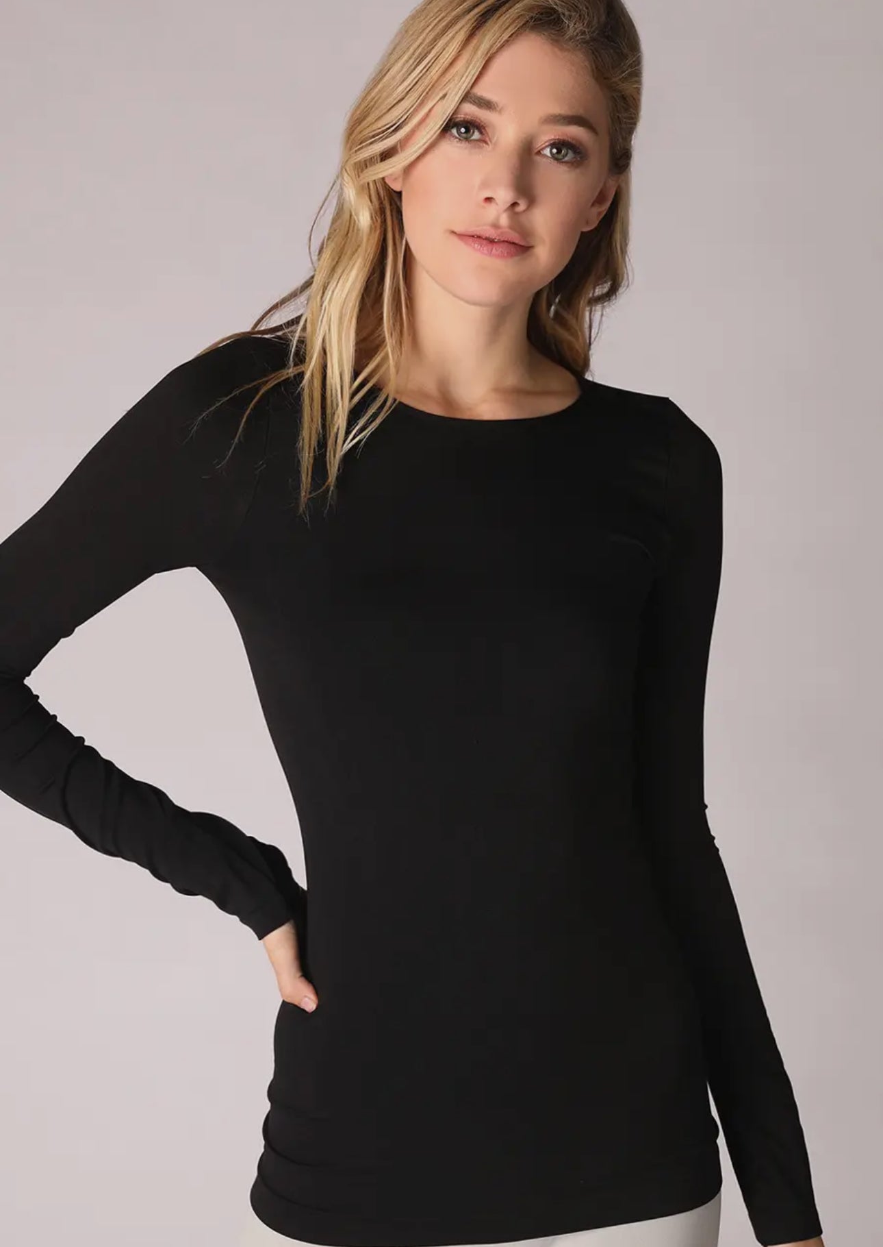 Essential Fitted Long Sleeve Top